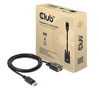 Club3D Câble DisplayPort vers VGA (D-Sub) CAC-1012 2 m 28 AWG Noir