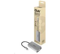 Club 3D CAC-1510-A USB-C® / DVI Adaptateur [1x USB-C® - 1x DVI] argent 24.5 cm