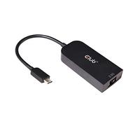 Club 3D CAC-1520 Adaptateur USB 3.2 Type C vers 2 5 Gigabit Ethernet St./BU Noir