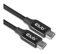 Club 3D CAC-1535 - Câble USB - USB-C (M) pour USB-C (M) - USB 3.2 Gen 2 / DisplayPort 1.4 - 20 V - 3 A - 5 m - actif, USB Power Delivery (3A, 60W), support 8K, bi-directionnel