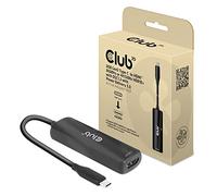 Club 3D CAC-1588 USB Gen2 Type-C vers HDMI™ 8K60Hz ou 4K120Hz HDR10, DSC1.2, Power Delivery 3.0 Activ Adapter St./B.