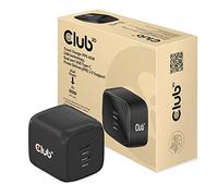 Club3D Chargeur d'appareils mobiles CAC-1909EU 45 W GaN PPS Double USB-C PD 3.0 Noir