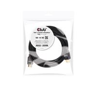 Câble de raccordement club3D HDMI Fiche mâle HDMI-A, Fiche mâle HDMI-A 10.00 m noir CAC-2313 4K UHD, ignifuge Câble HDMI
