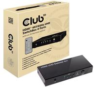 club3D CSv-1370 4 ports Switch HDMI 4096 x 2160 pixels