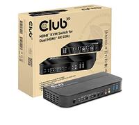 Club3D Concentrateur USB CSV-1382 4 ports Connectivité multiple Noir