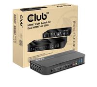 Club 3D CSV-1382 HDMI™ KVM Switch for Dual HDMI™ 4K60Hz