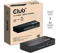 Club 3D CSV-1385 Club3D HDMI Splitter 1 entrée -> 4 sorties 4K120Hz UHD retail