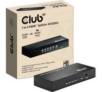 Club 3D CSV-1385 HDMI Adaptateur [1x HDMI femelle - 4x HDMI femelle] noir