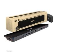 Club 3D CSV-1565 Station d'accueil USB Gen1 Type-C Triple Affichage DP1.4 Alt-Mode Smart PD3.0 avec Alimentation 100 W