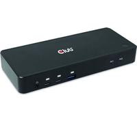 Club 3D KVM Switch/Dock DisplayPort/HDMI 4K60Hz für 2 USB Typ-C Eingänge