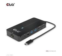 Club 3D CSV-1595 Club3D USB-7-in1-HUB USB-C > 2xHDMI/2xUSB/RJ45/USB-C 100W au détail