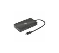 Club 3D CSV-1598 Station d'accueil portable 7 en 1 USB Gen2 Type-C vers double DisplayPort 4 K 60 Hz avec 2 ports DP 4K60 Hz, 2 ports USB Type-A, Ethernet RJ45, 2 ports USB Type-C, 1 chargeur PD3.0