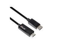 Câble adaptateur club3D DisplayPort / HDMI Fiche mâle DisplayPort, Fiche mâle HDMI-A 2.00 m argent C