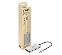 Club 3D Hub de Charge USB Type-C PD vers 2 Ports de Type C 10 G et 2 Ports USB Type-A 10 G