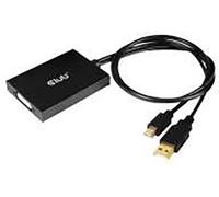 Club 3D Mini-Display / DVI Câble adaptateur Fiche mâle Mini DisplayPort, Prise femelle DVI-D 24+1 pôles 0.15 m noir CAC-1130 Câble DisplayPort