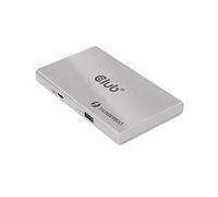 Club 3D Smart Power Portable 5-1 Thunderbolt 4 Hub, charge maximale de 60 W pour ordinateur portable, 8K@30Hz ou Dual 4K@60Hz Display, CSV-1580