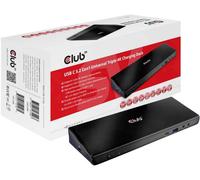 Club3D Station d'accueil CSV-1562 – USB Type-C, USB Type-A, 3,5 mm – Noir