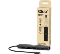 Club 3D Station daccueil USB-C® CSV-2553 lecteur de cartes intégré, alimentation USB-C®