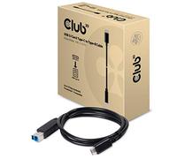 Club 3D USB 3.1 Gen2 Type C- Type B Noir