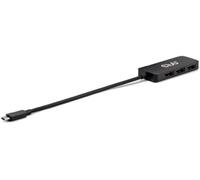 Club 3D USB-C® Adaptateur [1x USB-C® - 3x DisplayPort femelle] CSV-1553 0.17 m