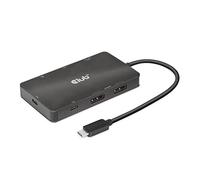 Club 3D USB Gen2 Type-C to Dual DisplayPort 4k60Hz 7-in-1 Portable Dock - Digital