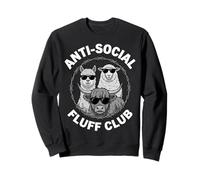 Club Anti-Peluche Amusant Animal de la Ferme au Design introverti Sweatshirt