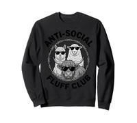 Club Anti-Peluche Amusant Animal de la Ferme au Design introverti Sweatshirt