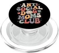 Club Anti-Social pour Les Mamans des Chats pour Les Amoureux des Chiens et des Chiots PopSockets PopGrip pour MagSafe