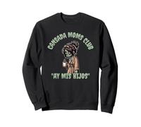 Club canadien amusant et effrayant pour les mamans d'Halloween à Miss Hijos Sweatshirt