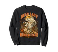 Club de Course des Derniers avec Un Fantôme Humoristique Sweatshirt