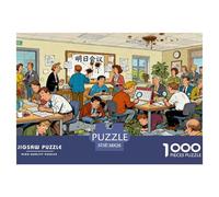 Club de la Procrastination Puzzle en Bois Imperméable Puzzles De 1000 Pièces pour Adultes Cadeaux Impossible De Décoration pour La Maison