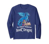 Club de Lecture Cute Bookworms BE Book Dragon Bookish Squad Manche Longue