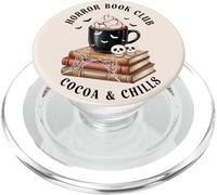 Club de Lecture d'horreur - Motif Cacao et frissons PopSockets PopGrip pour MagSafe