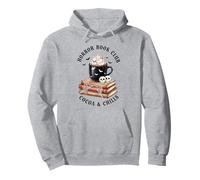 Club de Lecture d'horreur - Motif Cacao et frissons Sweat à Capuche