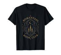 Club de Lecture Gothic Fantasy Raven Moon Reader Mood T-Shirt
