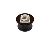 Club de Lecture pour Amateurs de Livres, Lecteur Bibliophile introverti PopSockets PopGrip Adhésif