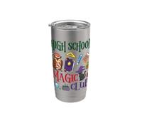 Club de magie du lycée, mignon professeur d'Halloween Gobelet isotherme en acier inoxydable double paroi