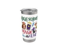 Club de magie du lycée, mignon professeur d'Halloween Gobelet isotherme en acier inoxydable double paroi