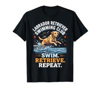 Club de Natation Labrador T-Shirt Graphique avec Valeur