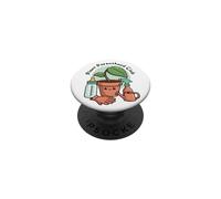 Club de parentalité végétale Conception de Jardin de Dessin PopSockets PopGrip Adhésif