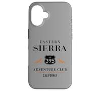 Club de randonnée et d'aventure de la California Highway 395 Eastern Sierra Coque pour iPhone 16