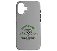 Club de randonnée et d'aventure de la California Highway 395 Eastern Sierra Coque pour iPhone 16