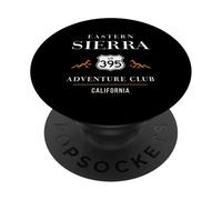 Club de randonnée et d'aventure de la California Highway 395 Eastern Sierra PopSockets PopGrip Adhésif