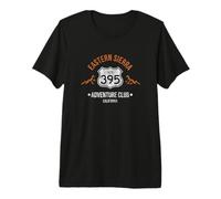 Club de randonnée et d'aventure de la California Highway 395 Eastern Sierra T-Shirt Haut de Gamme