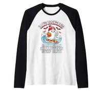 Club de Surf Canadien d'halloween du lac Boontario Cute Ghost Manche Raglan
