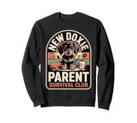 Club de Survie Teckel drôle pour Nouveaux maîtres Sweatshirt