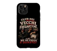 Club Dei Troppo Vecchi per Fregarsene Funny Italian Attitude Coque pour iPhone 11 Pro
