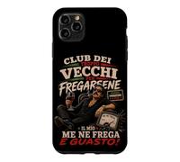 Club Dei Troppo Vecchi per Fregarsene Funny Italian Attitude Coque pour iPhone 11 Pro Max