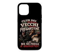 Club Dei Troppo Vecchi per Fregarsene Funny Italian Attitude Coque pour iPhone 12/12 Pro
