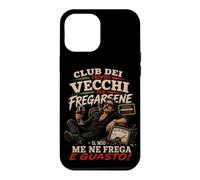 Club Dei Troppo Vecchi per Fregarsene Funny Italian Attitude Coque pour iPhone 12 Pro Max